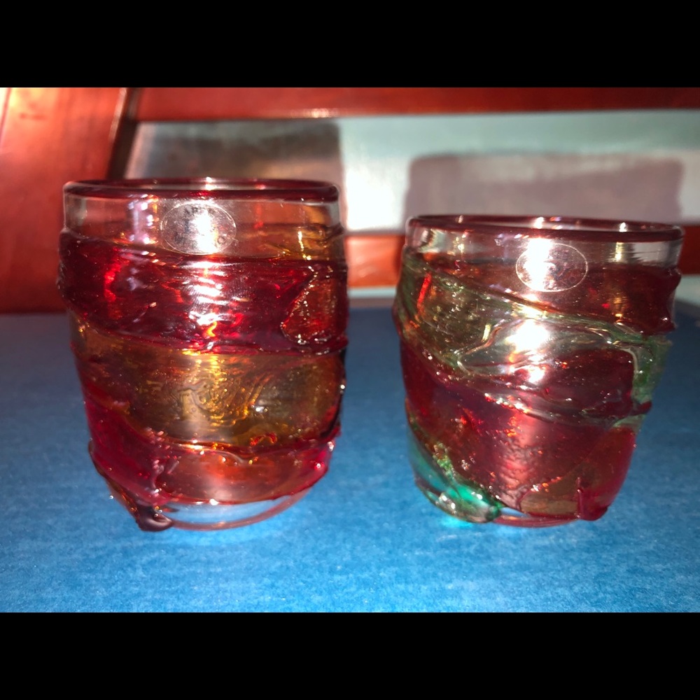 Arte Murano Vetrerie Artistichce Design Glasses